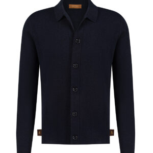 Merino Wool Cardigan – Navy