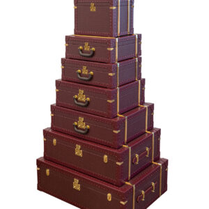 Maroon Trunk Set