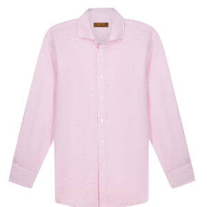 Classic Linen Shirt  – Light Pink