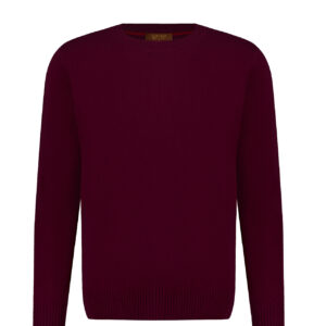 Merino Wool Sweater – Burgundy