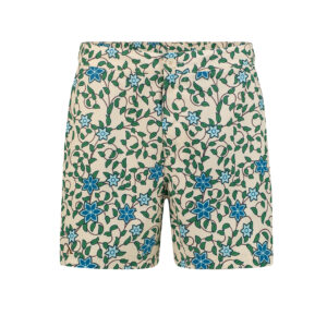 Resort Shorts – Blue Floral Print