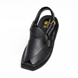 Kaptaan Chappal Black Doted – 09272