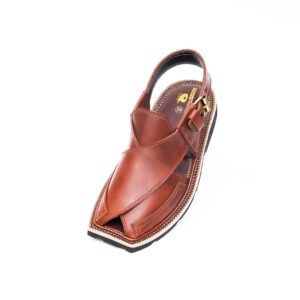 Mustard Peshawari Chappal with Double Tire Sole – 092143