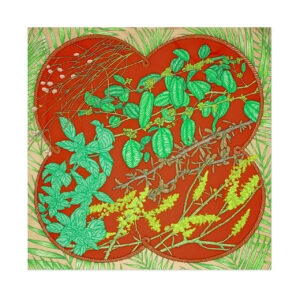 Alroda – Orange Silk Twill