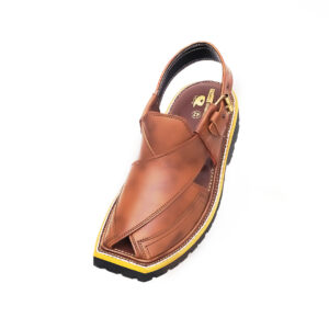 Double Shade Peshawari Chappal with Vibram Sole – 09277