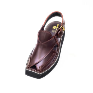 Iconic Brown Kaptaan Chappal – 092273