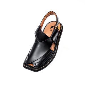 Black Smart Zalmi Chappal – 09275