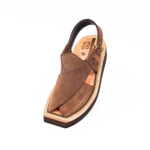 Brown Suede Kaptaan Chappal – 092105