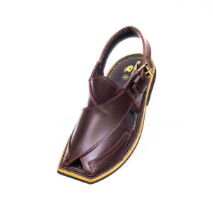 Handmade Brown Peshawari Chappal – 092317