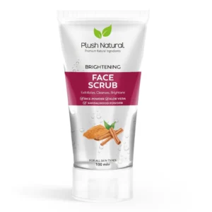 PLUSH NATURAL BRIGHTENING FACE SCRUB 100ML