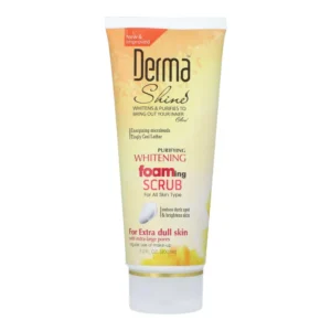 DERMA SHINE WHITENING FOAMING FACE SCRUB 200 ML