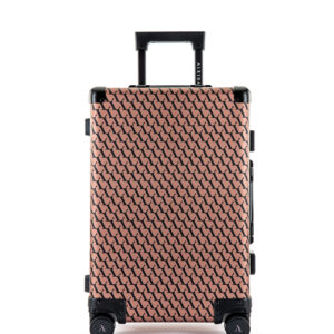 Brown Aluminium Trolley Bag – Pattern Edition