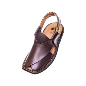 Brown Round Shape Peshawar Zalmi Chappal – 092194