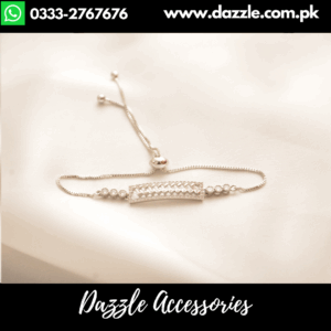 Decent adjustable Silver Bracelet