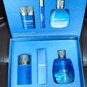 Missoni Wave Gift Set 100ML Perfume +Deo Stick + Miniature