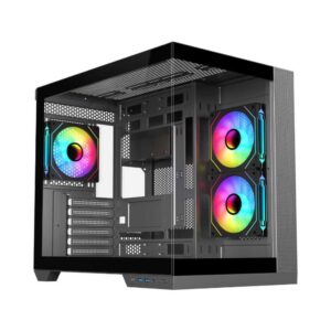 SAMA Neview A721 BTF ATX Mid Tower Gaming Chassis – Black