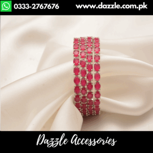 Sparkle gem Ruby Bangles