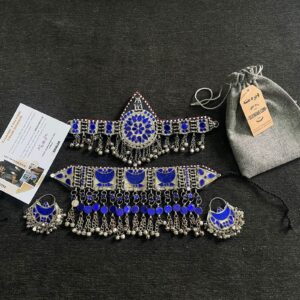 Blue Vintage Afghan Jewelry