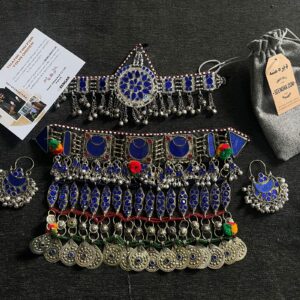 Blue Afghani Jewelry Set