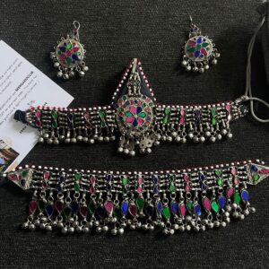 Multiple Color Afghan Jewelry