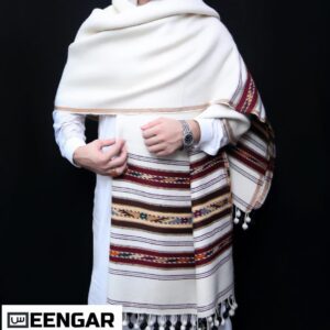 Swati Snowfall Handmade Woolen Shawl