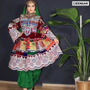 Afghan Ruby Charm Dress
