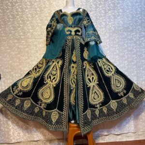 Golden Leaf Green Bridal Majesty