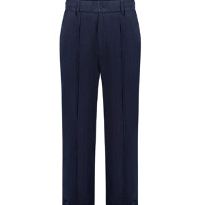 Linen Pants – Navy Blue