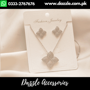 marvelous silver necklace set