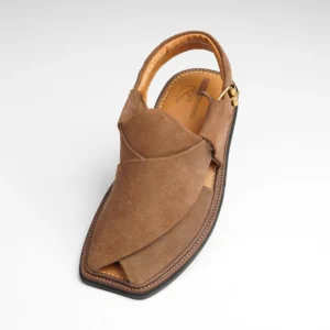 Suede Traditional Brown Chappal – 09288